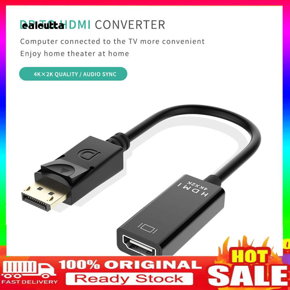 Cáp Chuyển Đổi Từ Cổng Dp Sang Hdmi 4k Cho Pc Laptop Hdtv