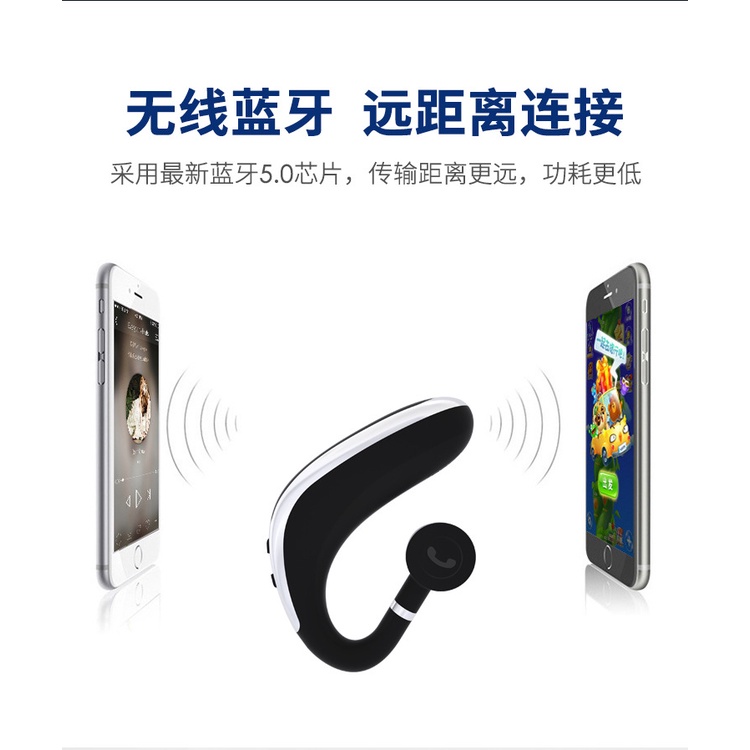 Bluetooth Connection Hanging Ear Sports Headset 180°rotating Long Standby Bluetooth Headset Factory Direct Sales