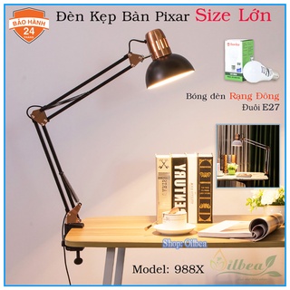 Đèn Kẹp Bàn Pixar Lớn 800B Dùng Để Kẹp Vào Bàn Làm Việc Bàn Học Trang Trí Decor Sử Dùng Bóng LED Bulb E27 Rạng Đông Chốn