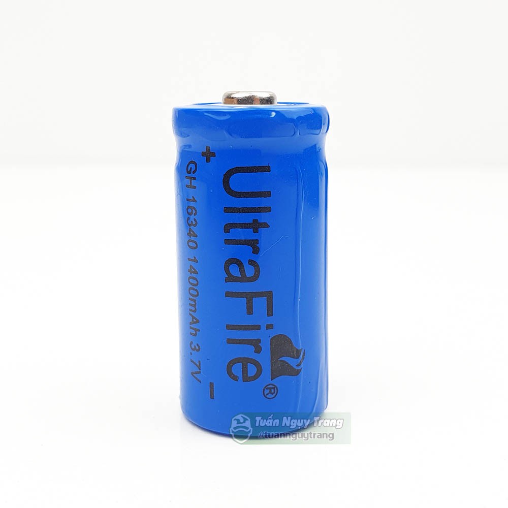 Pin sạc 123A UltraFire lithium GH 16340 1400mAh 3.7V có thể sạc lại