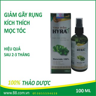 Tinh Dầu Hyra MỚI 2019- Xịt Kích Thích Mọc Tóc, Ngăn Chặn Tóc Rụng Sau 2-4 Tuần - B8 SHOP