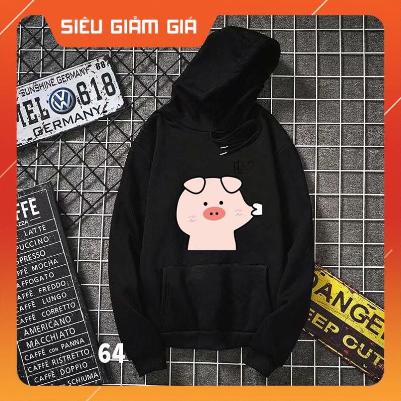 [FREESHIP-ẢNH CHỤP THẬT] Áo Hoodie Nỉ Hình con heo đáng yêu ( Nam - Nữ đều mặc được đủ size  ) _Mã 64