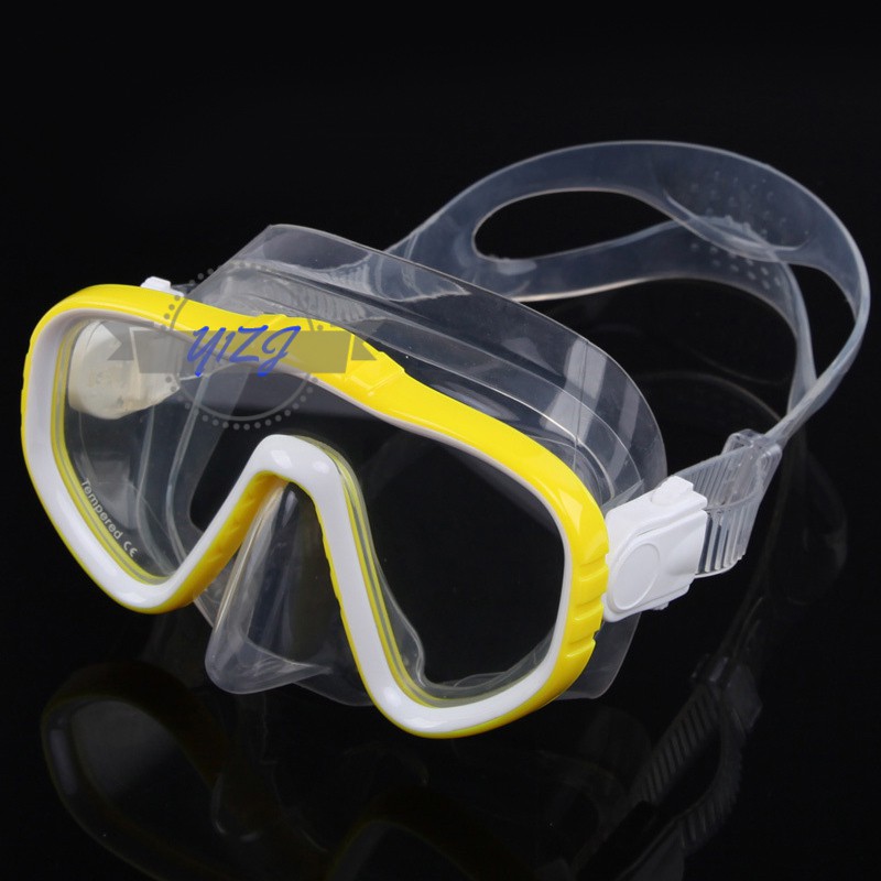 Y1ZJ Adult Swimming Goggles Crystal Clear Wide View Diving Glasses Snorkel Mask &amp;VN