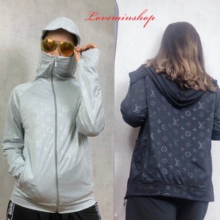 Áo chống nắng Nữ Nam họa tiết dập nổi L.V chất thông hơi co giãn cực tốt LOVEMIN - M31