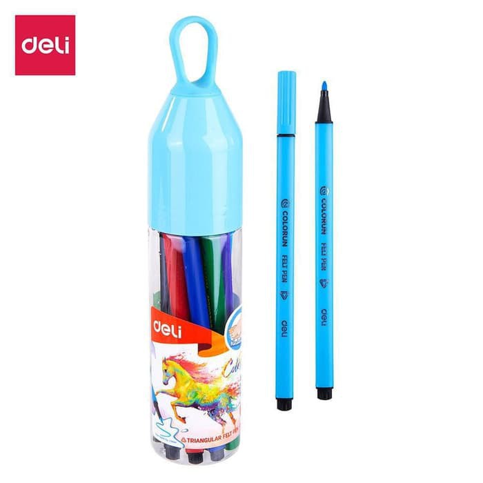 Bút màu nước ống 12 màu Deli C10506