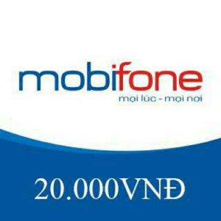 Thẻ cào điện thoại MobiFone 20k