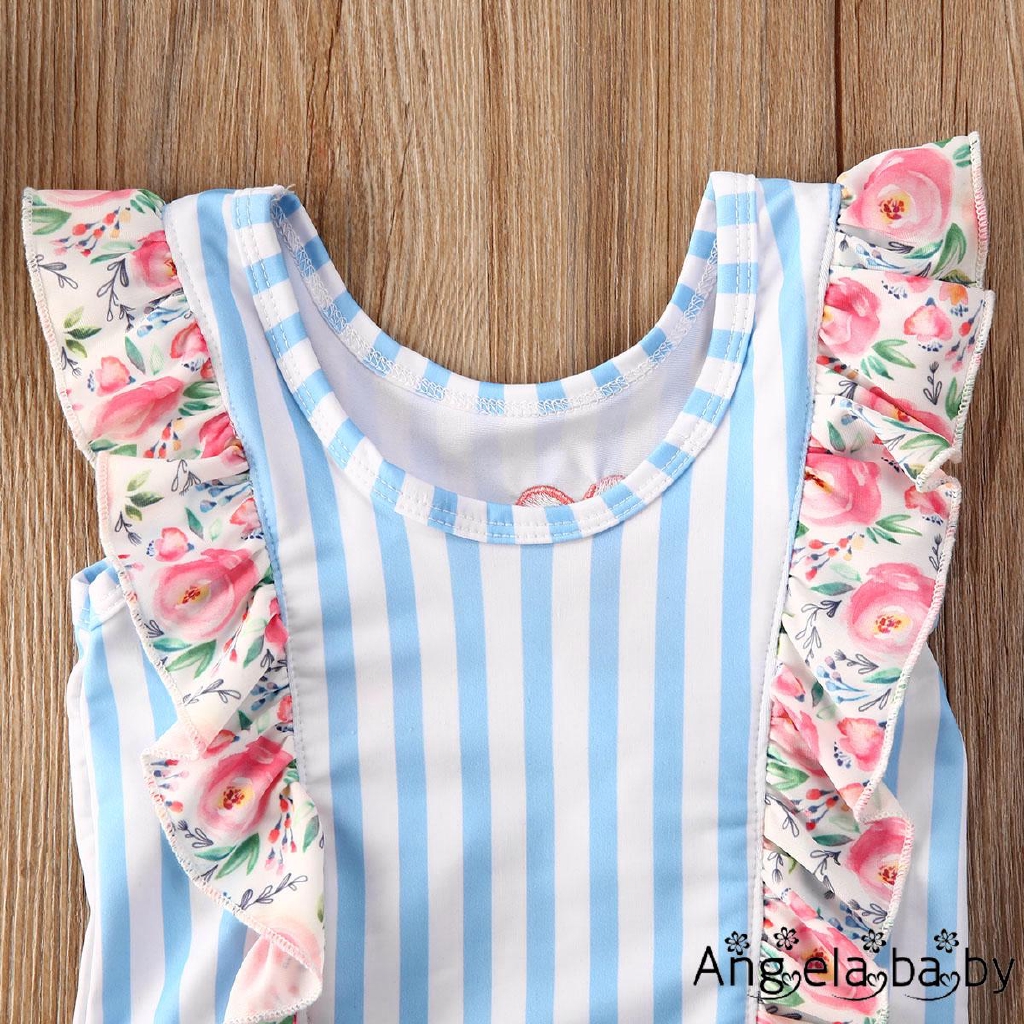 Bộ Đồ Bơi Bikini Hình Nàng Tiên Cá Cho Bé Gái 1-7 Tuổi