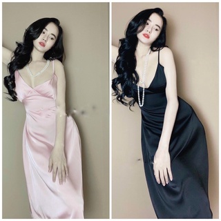 Váy ngủ sexy lụa satin quyến rũ sang chảnh