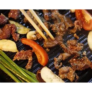Chảo gang nướng chống dính sử dụng dược cho tất cả các loại bếp,bếp ga,bếp điện,bếp từ,bếp than Dragon