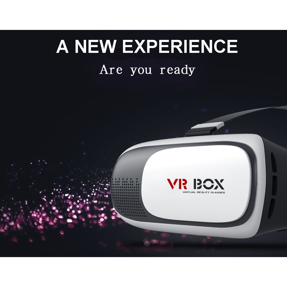 Kính thực tế ảo VR Box phiên bản 2 (Trắng) và tay cầm chơi game tặng 1 giá đỡ điện thoại hình con heo | WebRaoVat - webraovat.net.vn