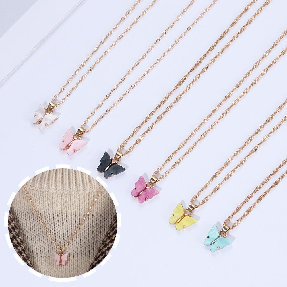 Vòng cổ Mặt Hình Bướm Dễ Thương