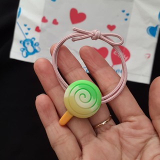 Dây cột tóc hình que kem kute (màu ngẫu nhiên)