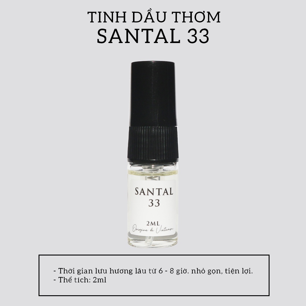 Tinh Dầu Thơm Code Deco Labo Santal 33 Độc Đáo, Bí Ẩn 2ml