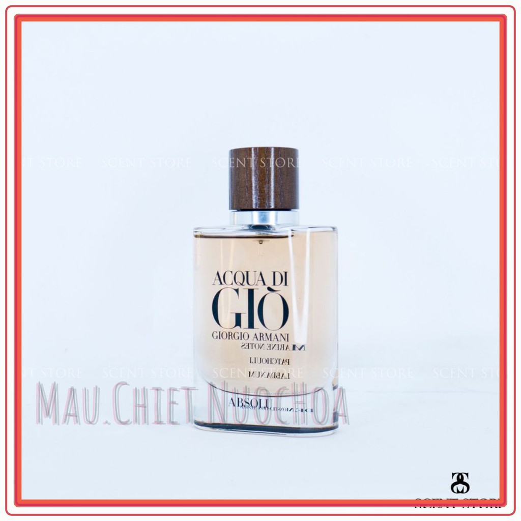 [𝐒𝐀𝐌𝐏𝐋𝐄]  Nước hoa Armani Giò Absolu(mẫu thử)  .