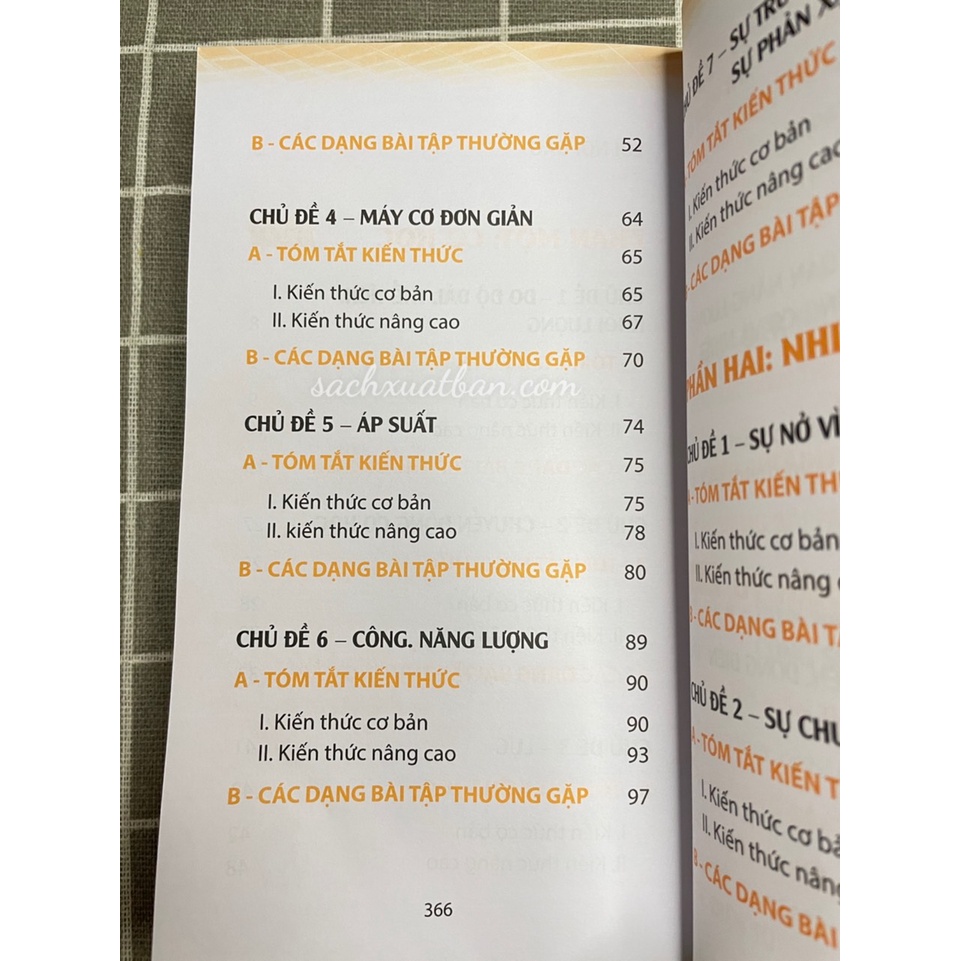 Sách Sổ Tay Kiến Thức Vật Lí Trung Học Cơ Sở