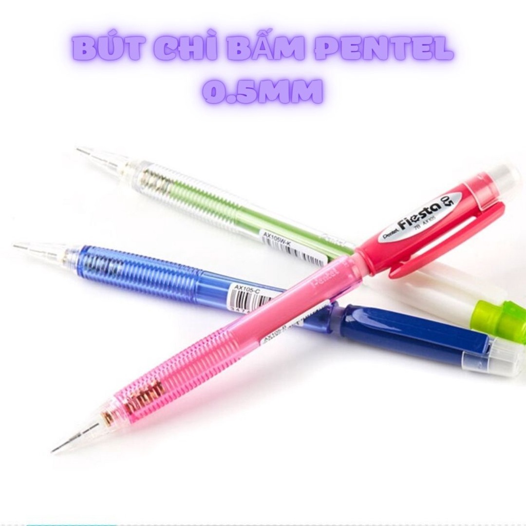 Bút chì bấm Pentel AX105 viết chì kim