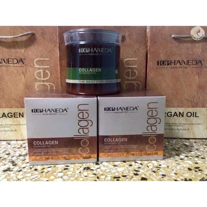 HẤP DẦU HANEDA COLLAGEN PHỤC HỒI TÓC HƯ TỔN 500ML