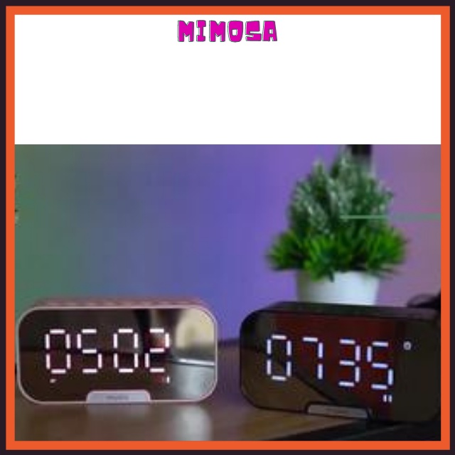 Loa Bluetooth G10 kiêm đồng hồ thông minh Đồng Hồ Báo Thức Thiết Kế Sang Trọng Tính Tế Có Thể Làm Trang Trí "Với thiết