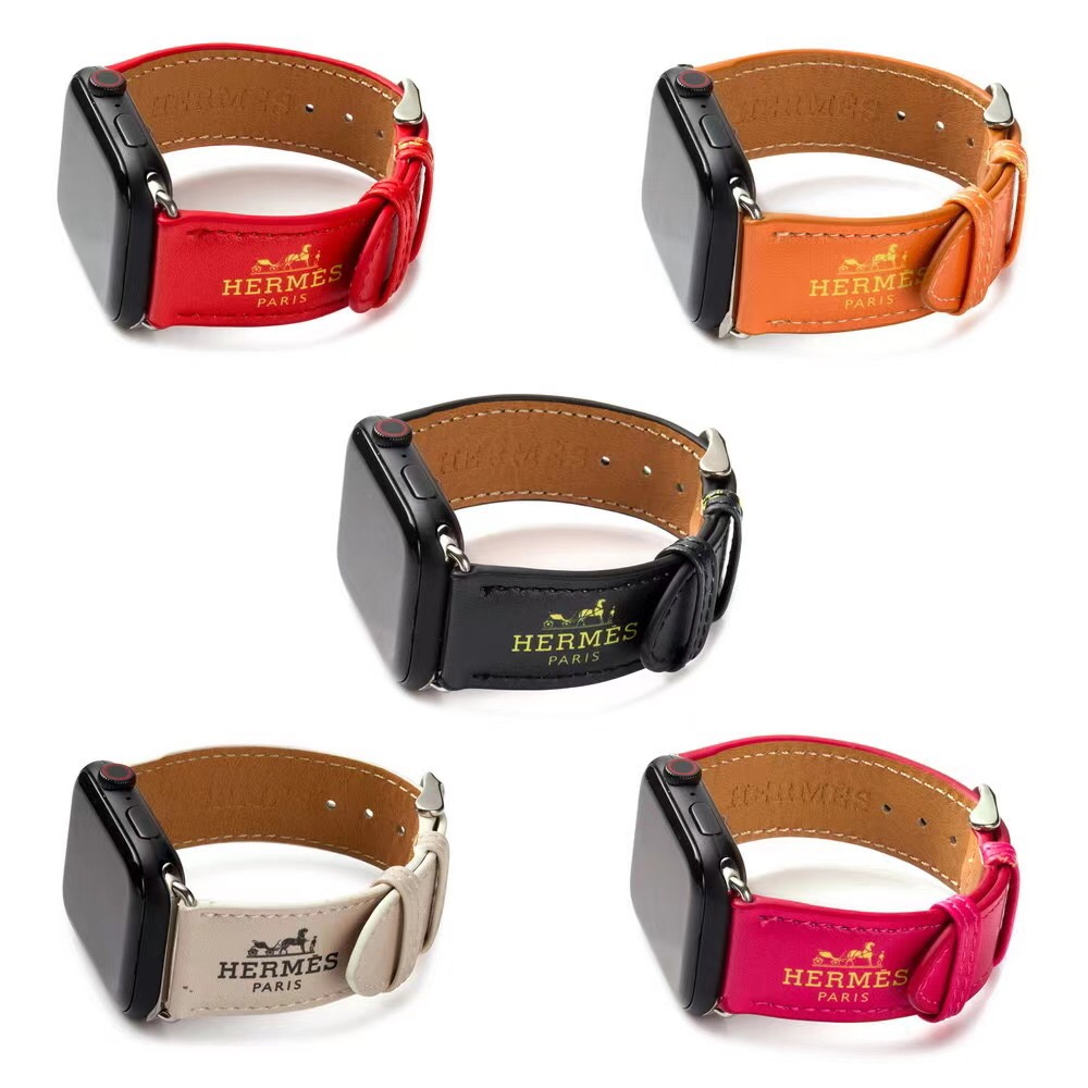 Dây Da Khóa Kim Loại Cho Đồng Hồ Apple Iwatch5 / 4 / 3 40 / 44mm 38 / 40mm