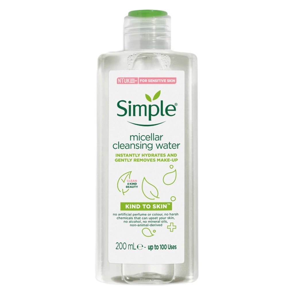 (Có Bán Sỉ) Nước Tẩy Trang Dịu Nhẹ Simple Kind To Skin Micellar Water 200ml