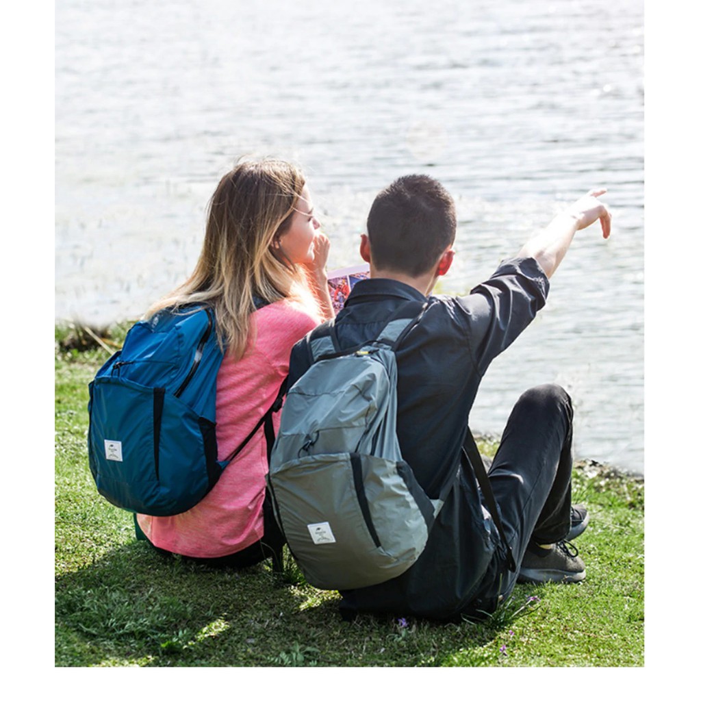 Balo Du Lịch Gấp Gọn 22L Chống Rách, Chống Thấm Nước cho Đi Học Đi Chơi Dã Ngoại NatureHike NH17A017-B