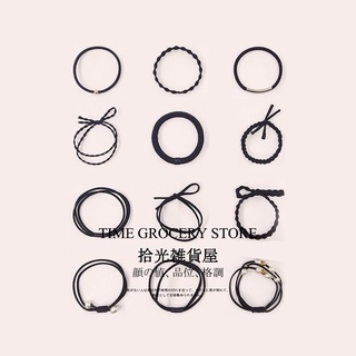 Set bộ 12 dây buộc tóc chun Hàn Quốc -thoitrangtuivi87