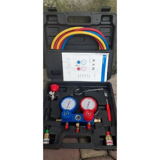 Đồng hồ nạp gas đôi điều hòa cho ô tô, điều hòa  VALUE VMG-2-134a-B (Dụng cụ nạp gas điều hòa  ô tô)