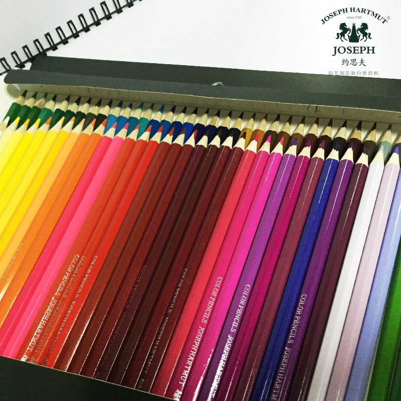 Hộp bút chì màu khô cao cấp COLOR PENCIL JOSEPH 36/48/72 màu hộp giấy