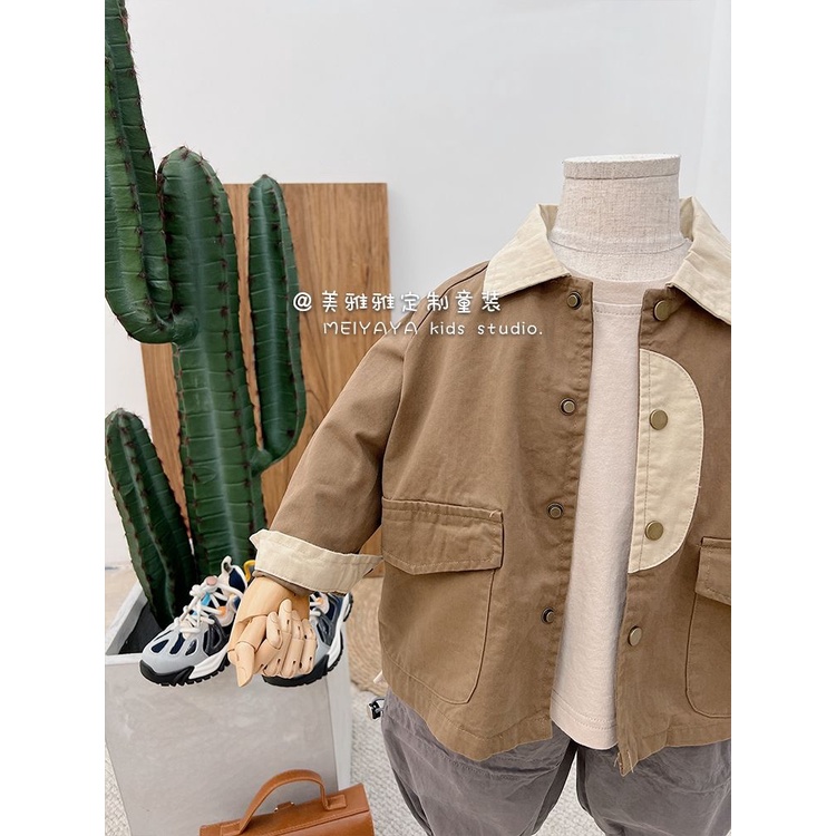 Áo Khoác Cardigan Dáng Rộng Phong Cách Nhật Hàn Nhật Bản Thời Trang Mùa Xuân Cho Trẻ Em~2022