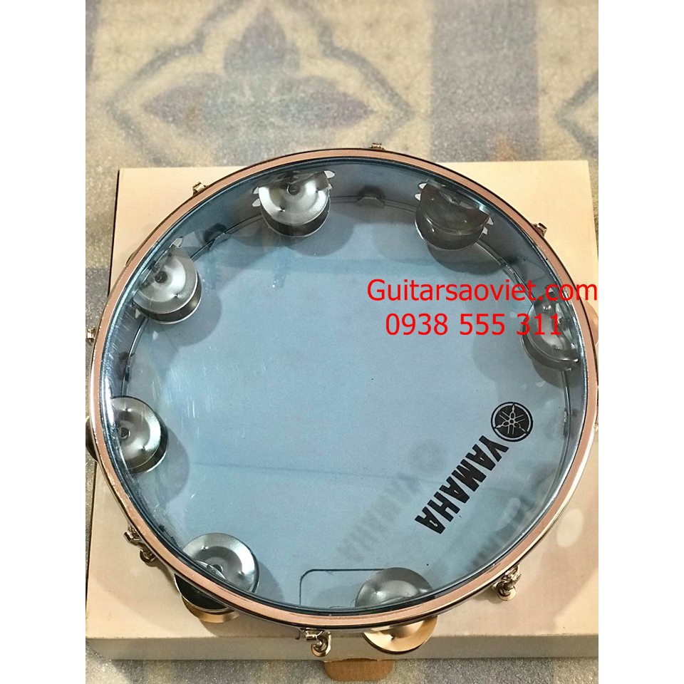 Trống lắc tay - Lục lạc gõ bo Tambourine Inox Yamaha SV-450T