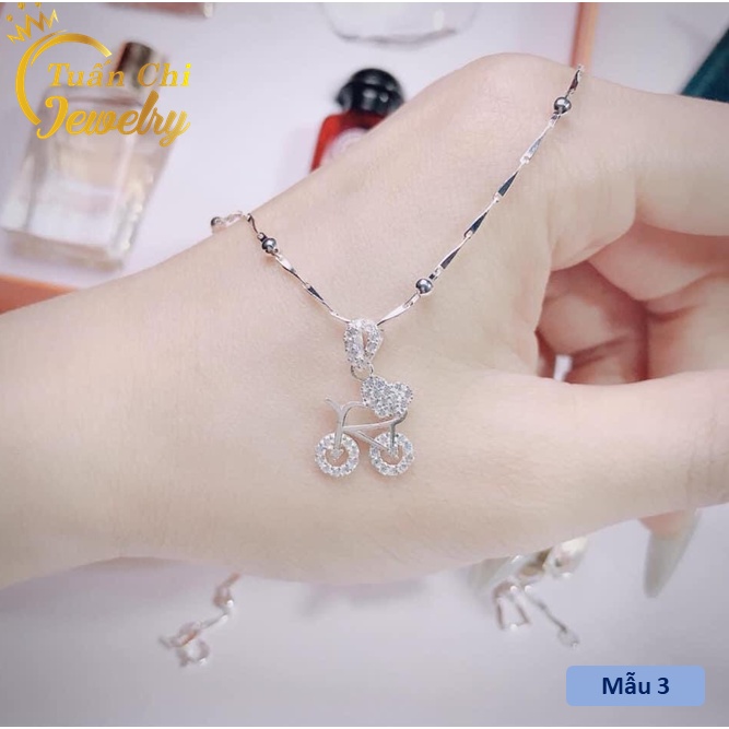 Dây Chuyền Nữ ♥️MẪU MỚI♥️ Vòng Cổ Bạc Nữ,Kết Hợp Nhiều Mẫu Mặt Xinh, Nhẹ Nhàng