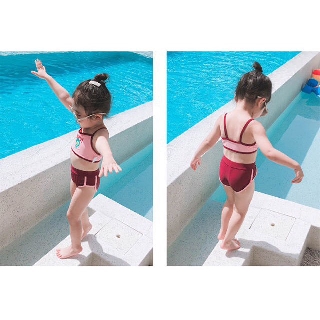 Bikini bé gái 2 mảnh – set bikini bé gái quảng châu cao cấp