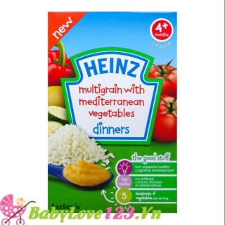 Bột ăn dặm heinz ngũ cốc .rau củ 4m+date 2019