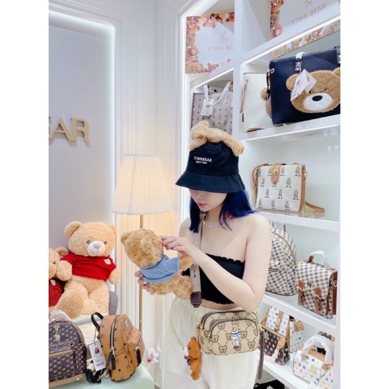 Túi đeo chéo 2 ngắn Unisex TTWN BEAR