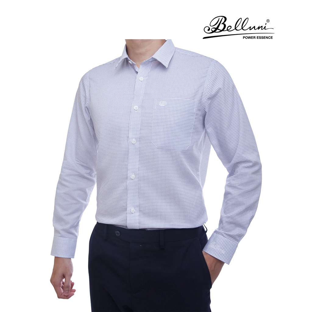 Áo sơ mi nam dài tay cao cấp cao cấp BELLUNI LUXURY Chất liệu từ 100% Cotton - ABD.CM.BE.164.V2