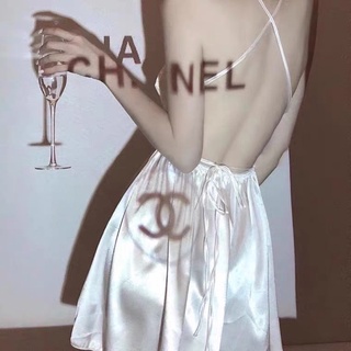 Đồ ngủ sexy. váy ngủ phi lụa cao cấp nữ M46