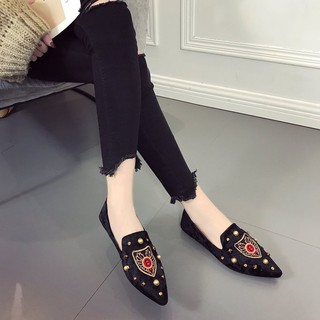 giày bệt nữ mũi nhọn