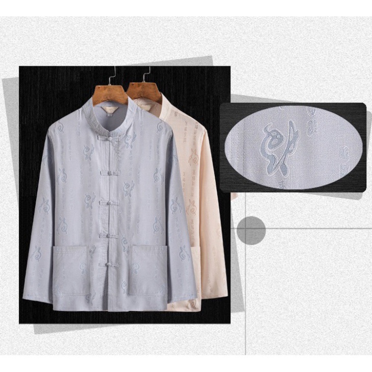 Bộ quần áo cho ông già (cổ tàu dài 2)