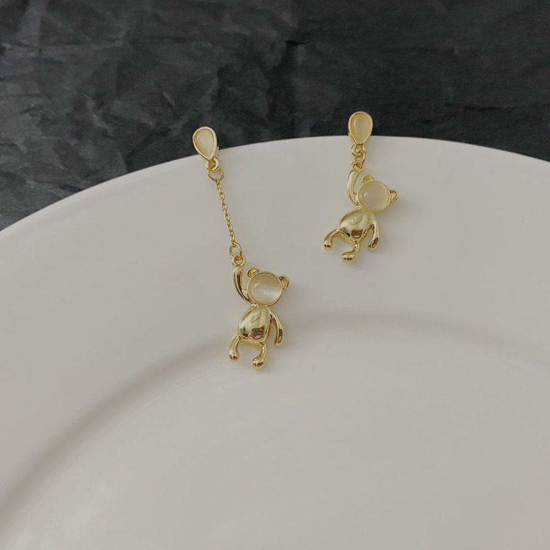 Bông Tai Hình Gấu Hoạt Hình Xinh Xắn Cho Nữ