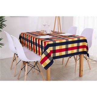 Khăn trải bàn cao cấp caro đỏ đen BINBIN KB13