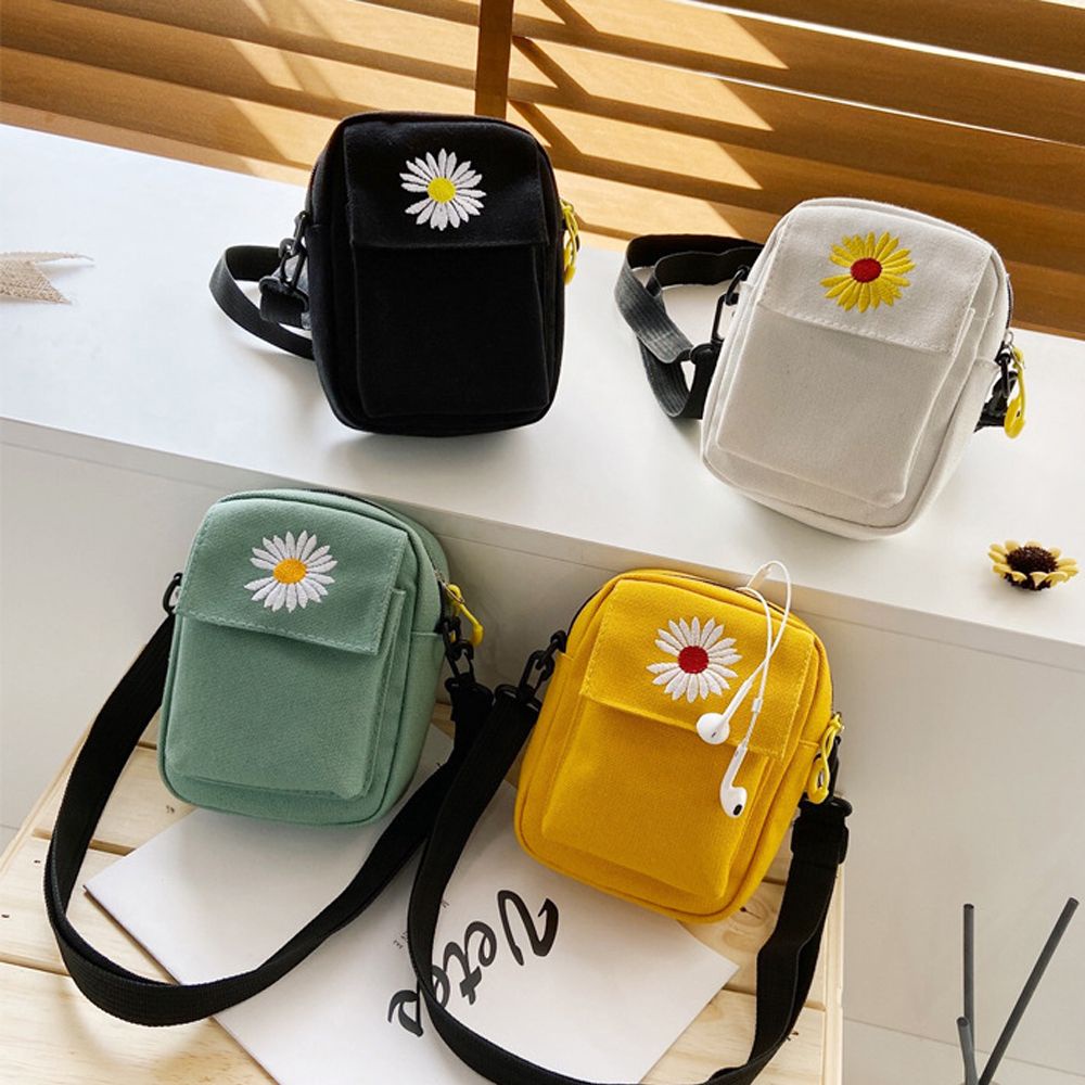 Túi xách nữ đeo vai  vải canvas nhiều màu sắc thời trang