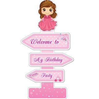 Cây welcome có sẵn chủ đề Công Chúa