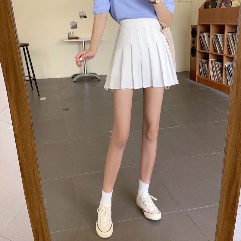 [Straw] Chân váy tennis basic ulzzang | BigBuy360 - bigbuy360.vn