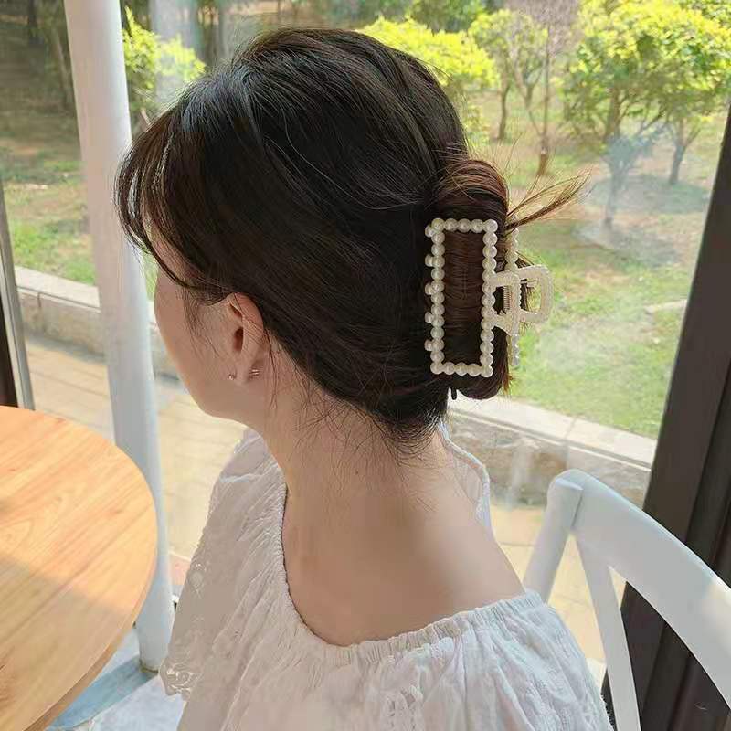 Kẹp gắp tóc đính ngọc trai nhân tạo xinh xắn cho nữ