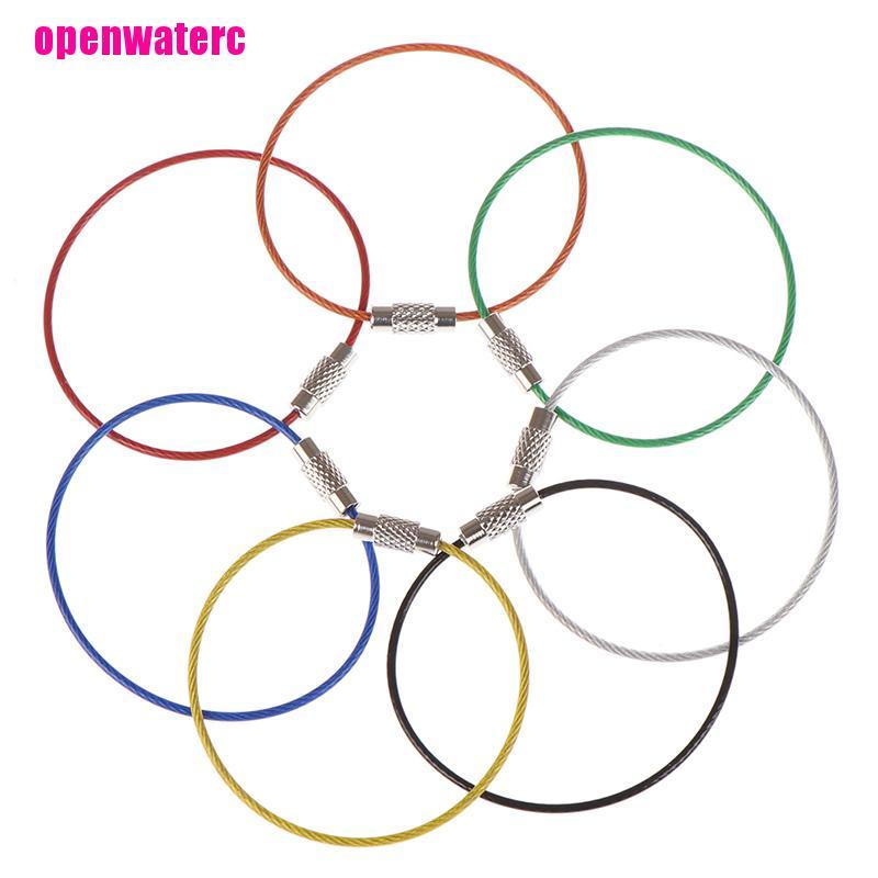 Set 5 dây thép không gỉ làm móc khóa tiện dụng cho cắm trại