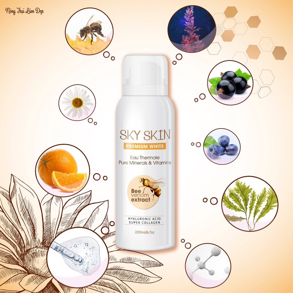 Xịt Khoáng Nọc Ong SKY 200ml | BigBuy360 - bigbuy360.vn