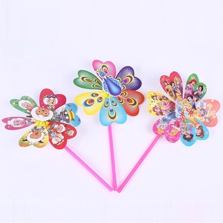 Đồ chơi Cối xay gió Quà tặng Trẻ em hình cánh Hoa và Động vật Sáu chiếc lá