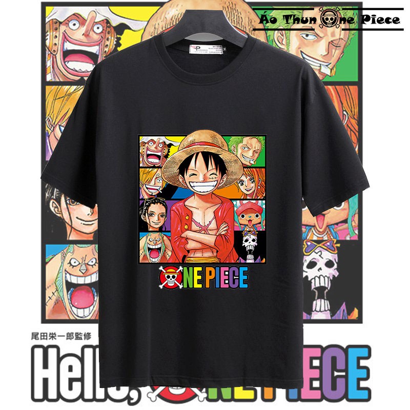⚡️FREESHIP⚡️Áo Thun In Hình Monkey D. Luffy Cực Kỳ "Cute" 4 Màu - Áo Thun One Piece