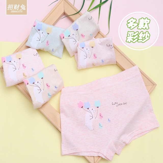 Sét 3 chiếc❤️ Quần Chip Đùi cotton cao cấp Bé Gái