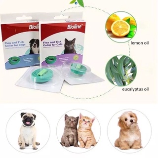 Vòng Cổ Ngăn Ngừa và Trị Ve Rận Bọ Ché Cho Mèo Bioline